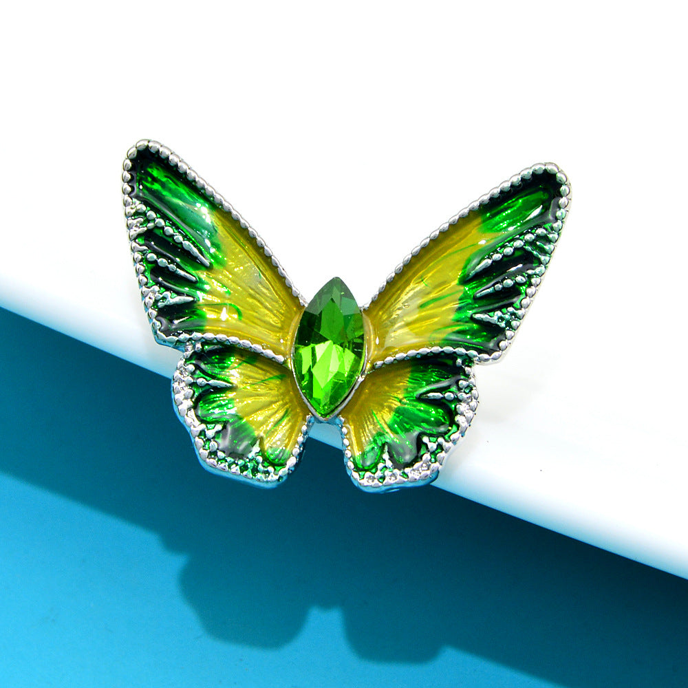 Butterfly Rhinestone Brooch PA4742