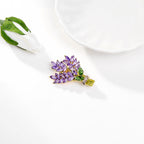 Floral Rhinestone Brooch PA4807 - view 10