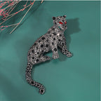 Leopard Rhinestone Brooch PA4813