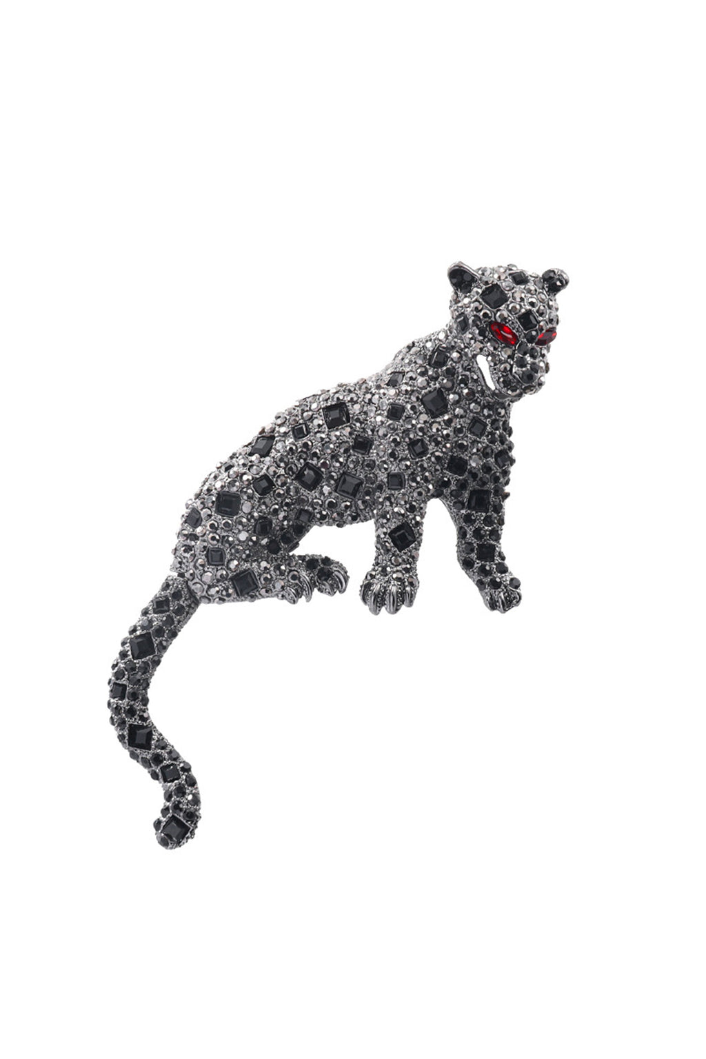 Leopard Rhinestone Brooch PA4813