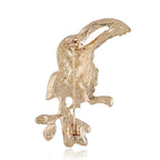 Parrot Rhinestone Brooch PA4816