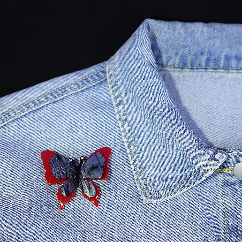 Butterfly Acrylic Brooch PA4830
