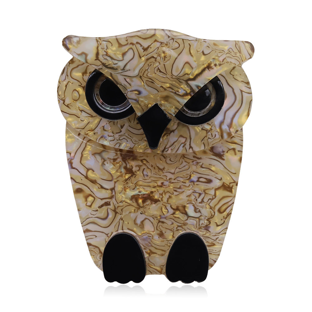 Owl Acrylic Brooch PA4832