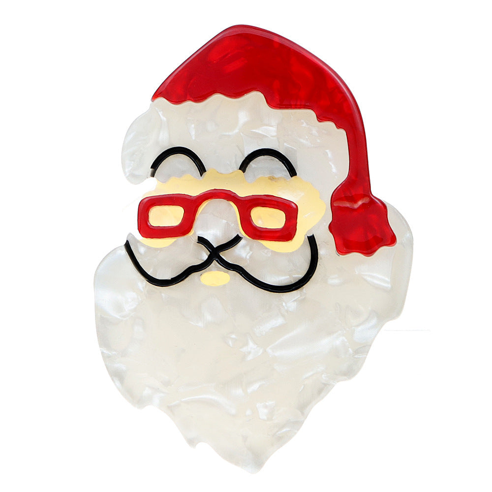 Santa Claus Acrylic Brooch PA4873