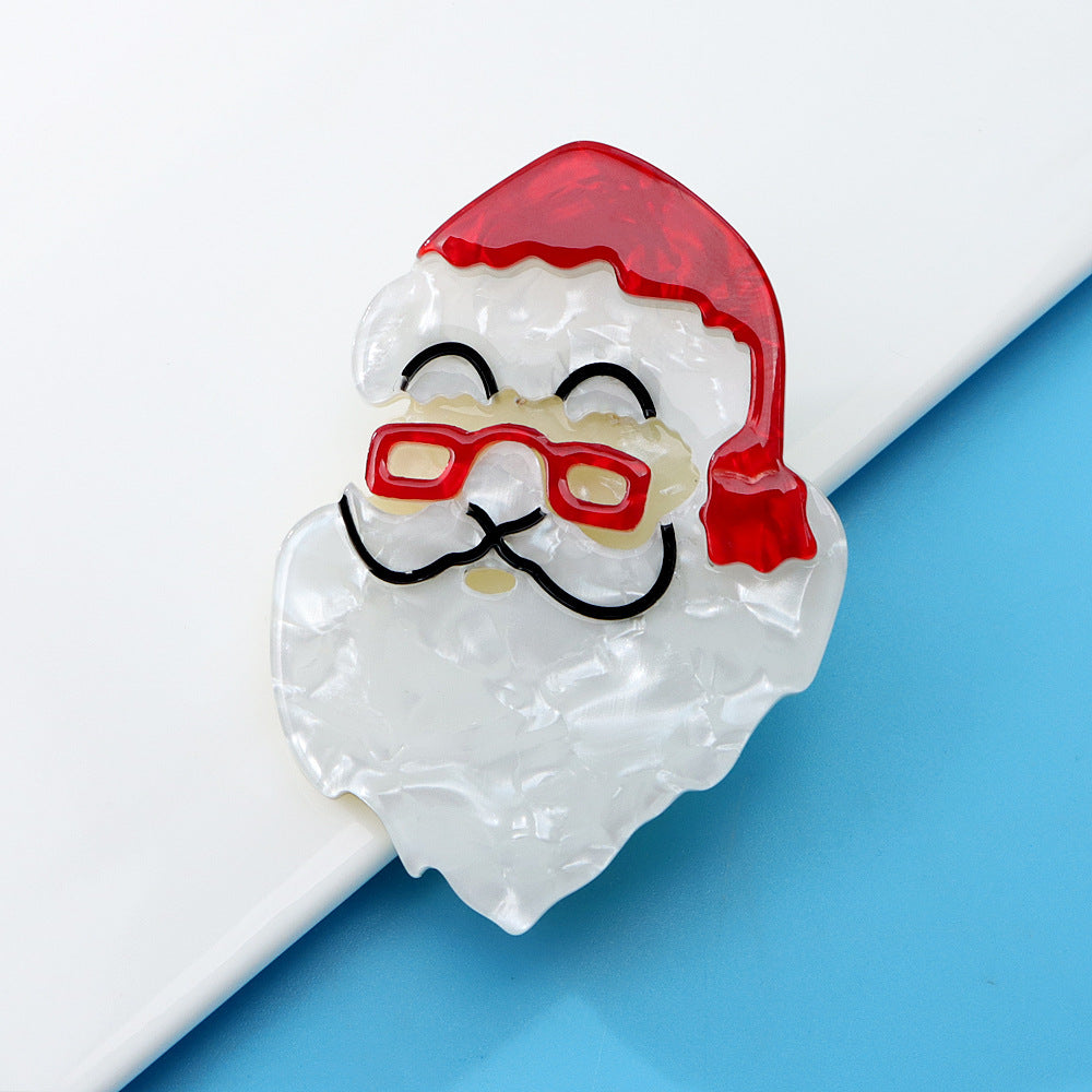 Santa Claus Acrylic Brooch PA4873