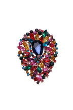 Teardrop Rhinestone Brooch PA4939