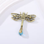 Dragonfly Rhinestone Brooch PA4995 - view 4