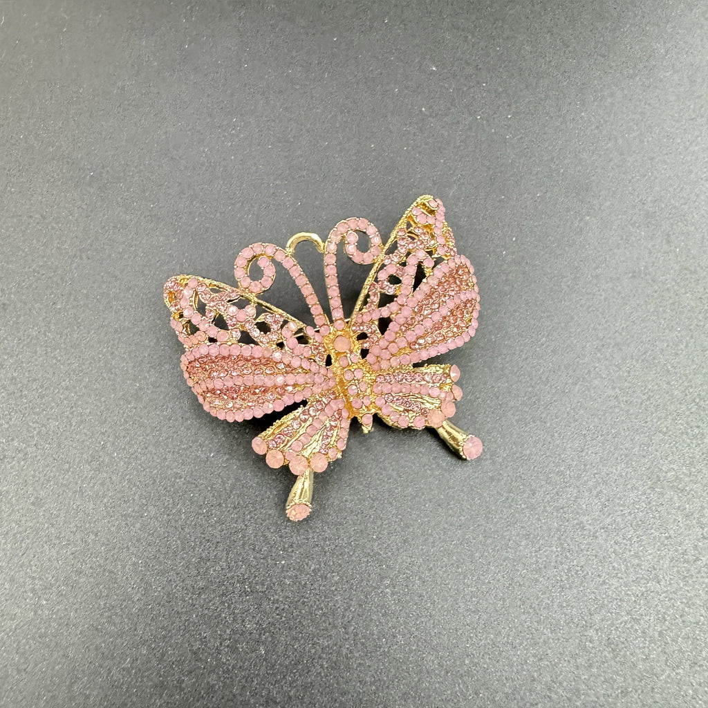Butterfly Rhinestone Brooch PA5005