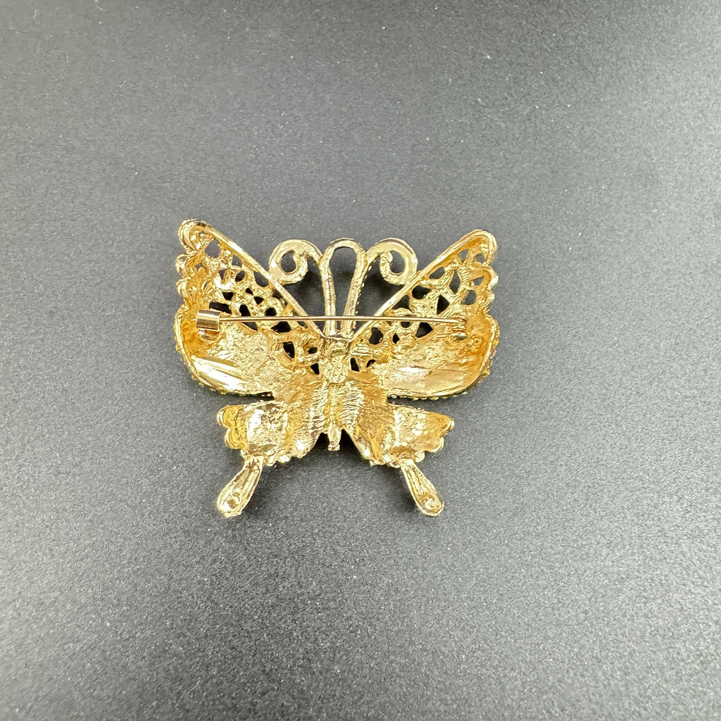 Butterfly Rhinestone Brooch PA5005