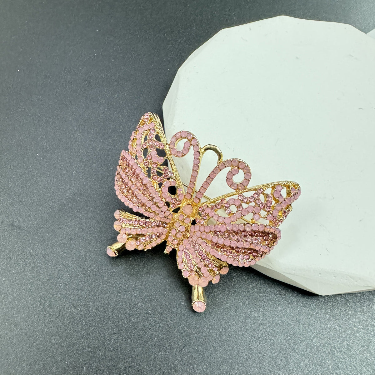 Butterfly Rhinestone Brooch PA5005