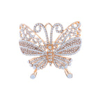 Butterfly Rhinestone Brooch PA5005