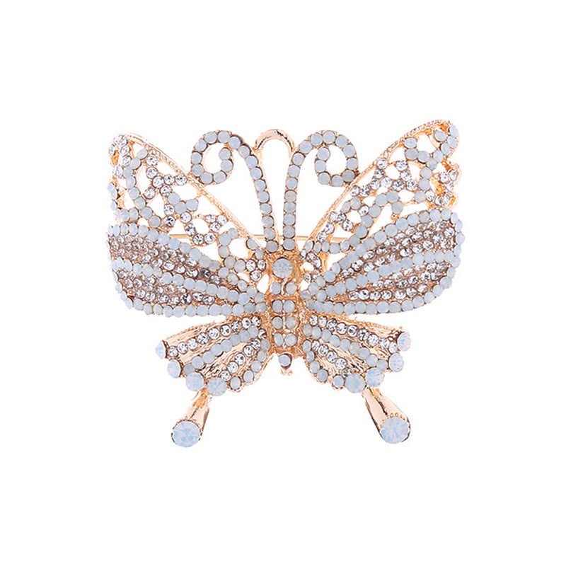 Butterfly Rhinestone Brooch PA5005