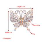 Butterfly Rhinestone Brooch PA5005