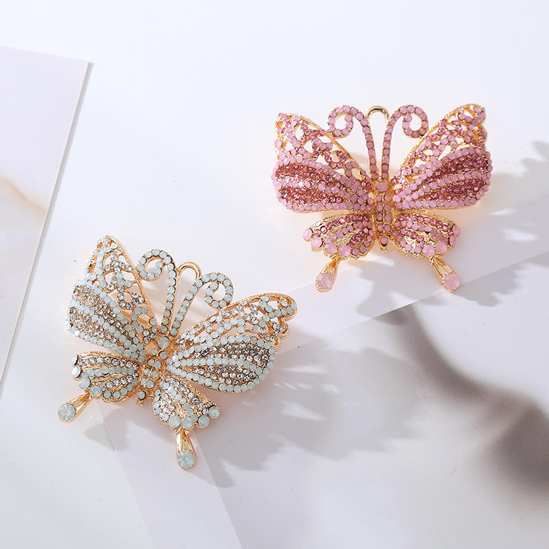 Butterfly Rhinestone Brooch PA5005