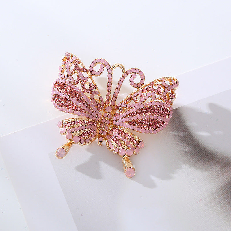 Butterfly Rhinestone Brooch PA5005