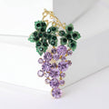Grape Rhinestone Brooch PA5093
