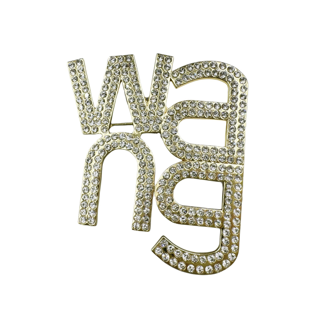 WANG Rhinestone Brooch PA5179