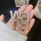 WANG Rhinestone Brooch PA5179