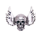 Winged Skull Bones Brooch PA5212