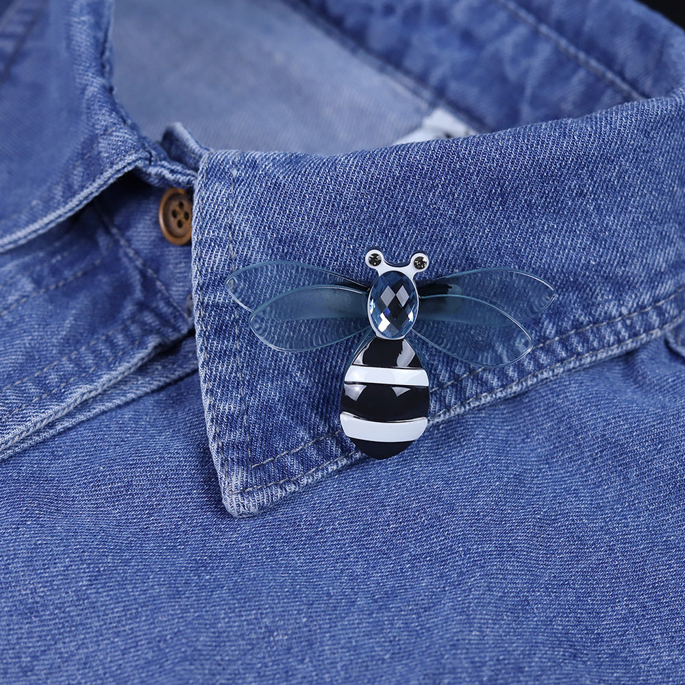 Delicate Little Bee Acrylic Brooch PA5219