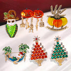 Halloween Evil Pumpkin Enamel Brooch PA5257 - view 6