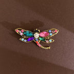 Dragonfly Rhinestone Insects Brooch PA5289