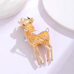 Christmas Baby Deer Enamel Brooch PA5324 - view 4