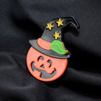 Halloween Pumpkin Ghost Acrylic Brooch PA5343