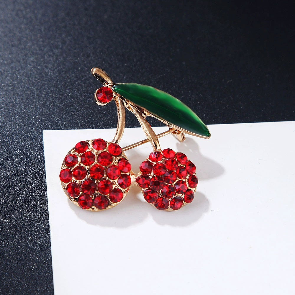 Cherry Drop Oil Brooch PA5424 - view 5