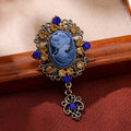 Beauty Head Alloy Rhinestone Brooch PA6059 - view 2
