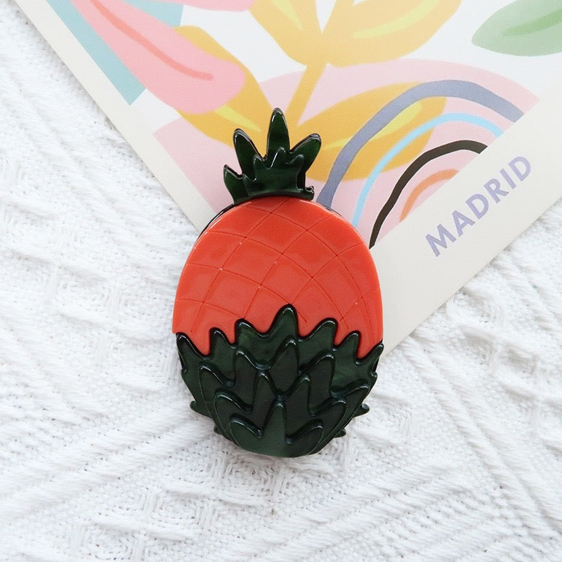 Pineapple Acrylic Brooch PA6242