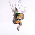 Snake Acrylic Brooch PA6253