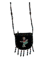 Hula Girl Velvet Mini Necklace Charm Bag V0704-Girl - view 3
