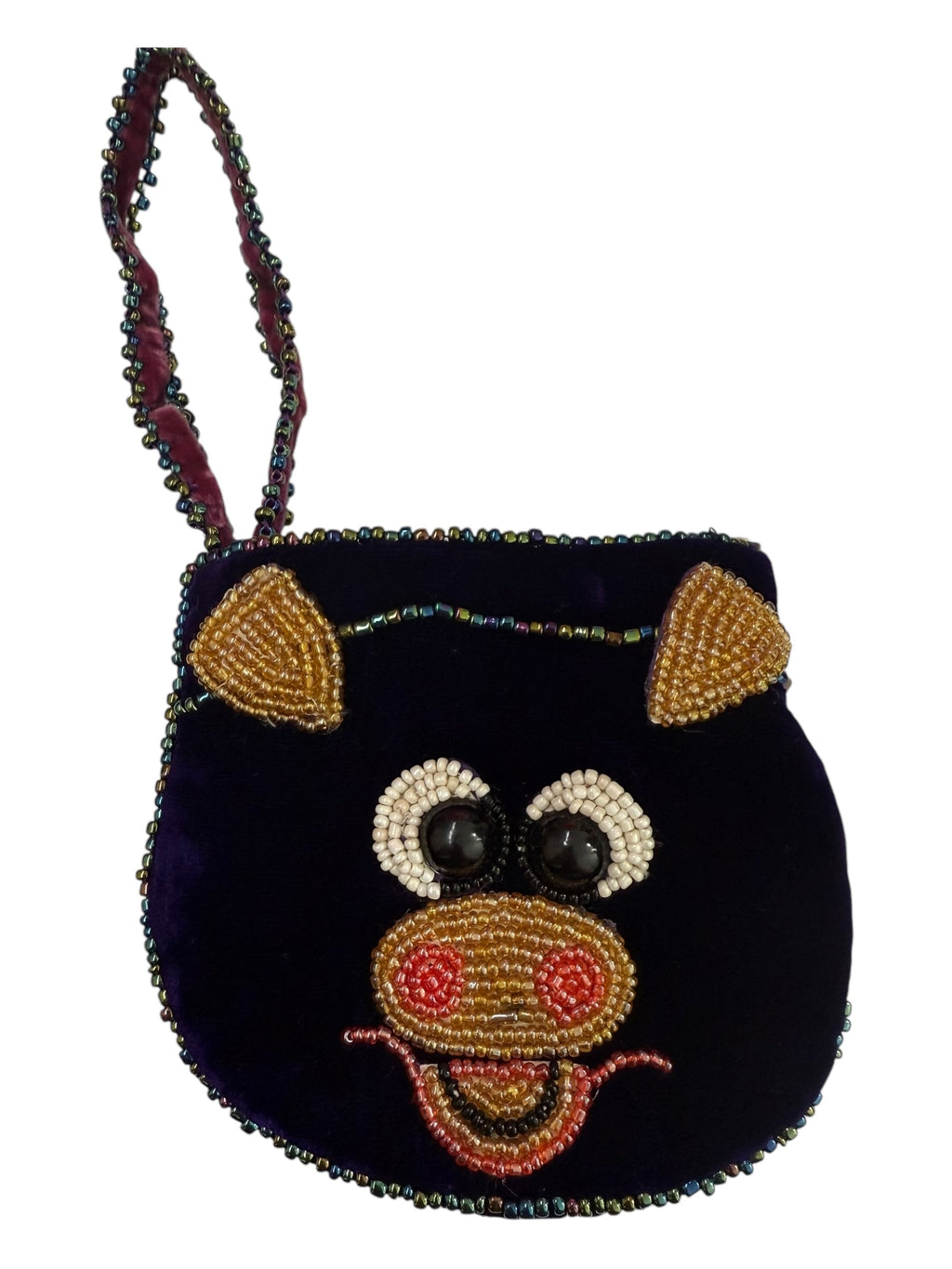 Pig Velvet Coin Purse V0701 - view 12