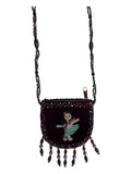 Hula Girl Velvet Mini Necklace Charm Bag V0704-Girl - view 4