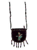 Hula Girl Velvet Mini Necklace Charm Bag V0704-Girl - view 4