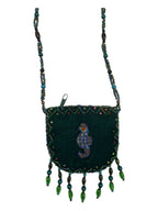 Seahorse Velvet Mini Necklace Charm Bag V0704-Seahorse - view 4