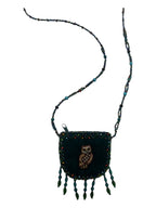 Owl Velvet Mini Necklace Charm Bag V0704-Owl - view 5