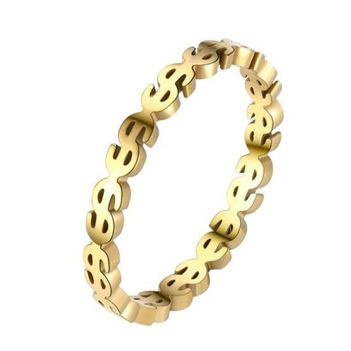 Dollar Stainless Steel Rings R1782