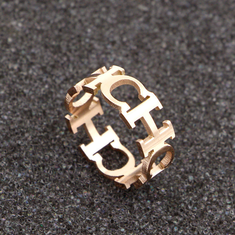 CH Stainless Steel Rings R2076-GD