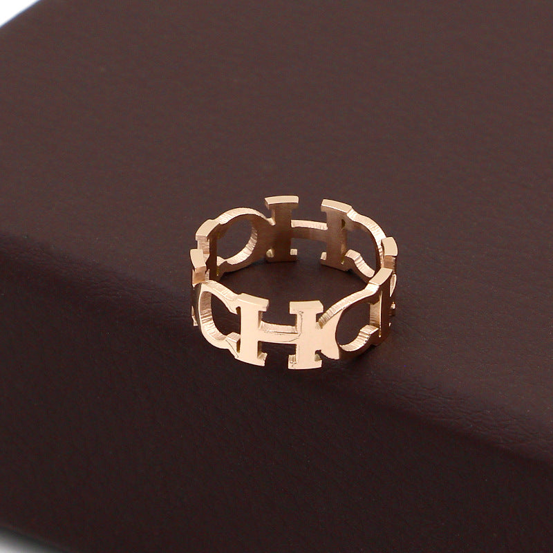 CH Stainless Steel Rings R2076-GD
