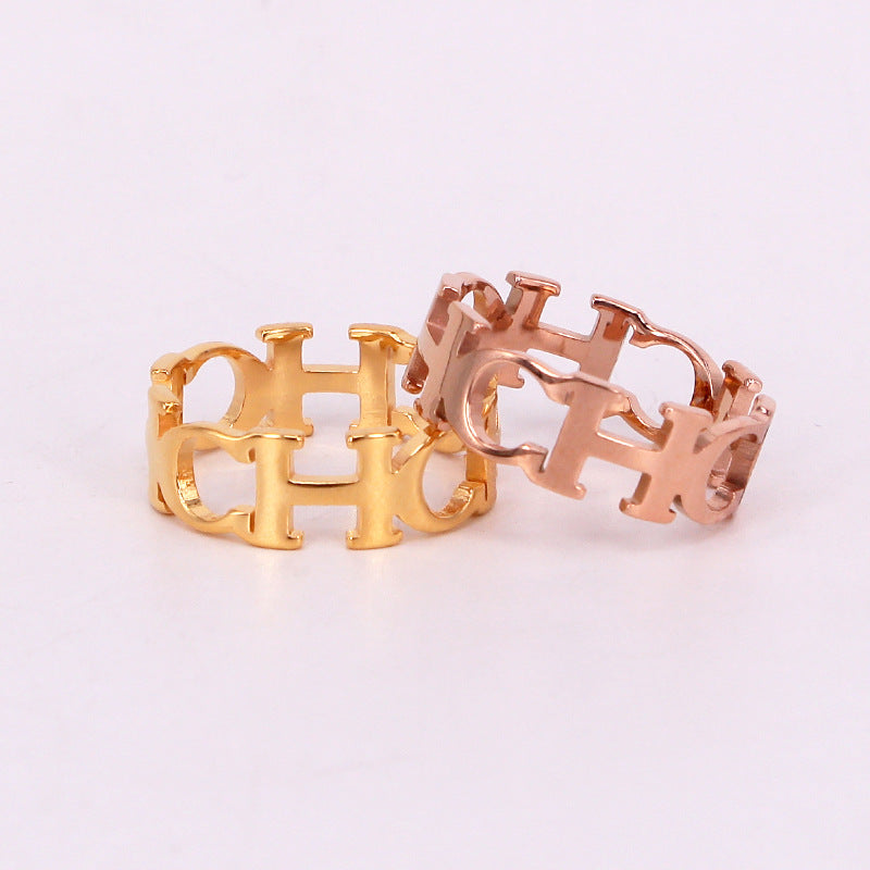CH Stainless Steel Rings R2076-GD