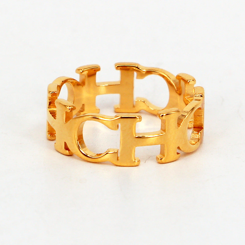 CH Stainless Steel Rings R2076-GD