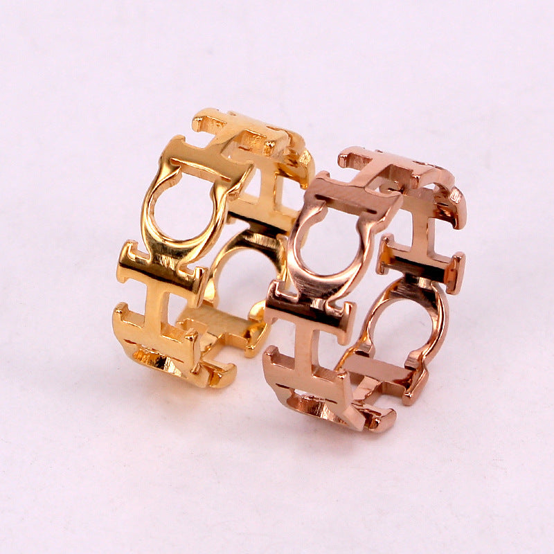CH Stainless Steel Rings R2076-GD