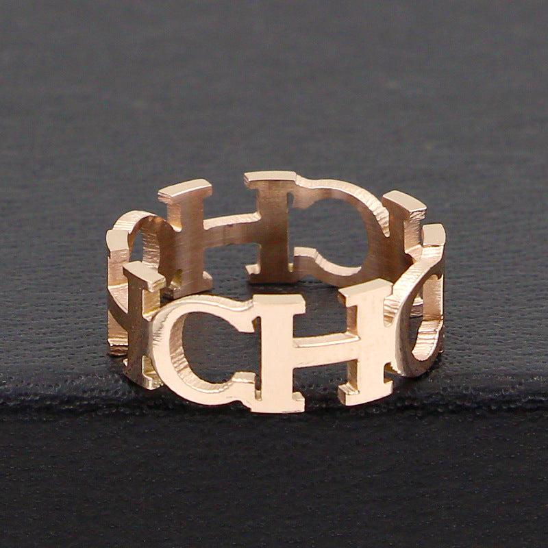 CH Stainless Steel Rings R2076-GD