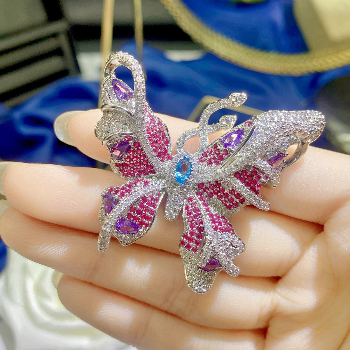 Butterfly Cubic Zirconia Rings R2365