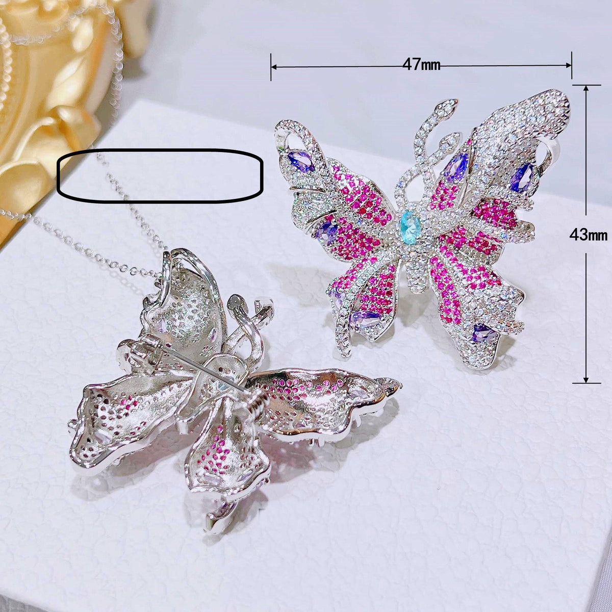 Butterfly Cubic Zirconia Rings R2365