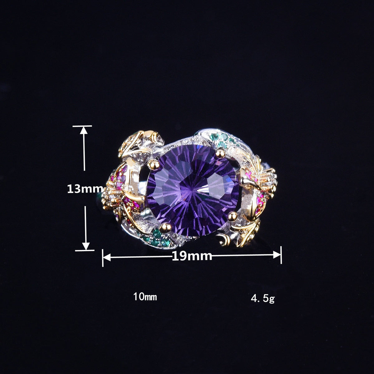 Floral Cubic Zirconia Rings R2391