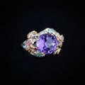 Floral Cubic Zirconia Rings R2391
