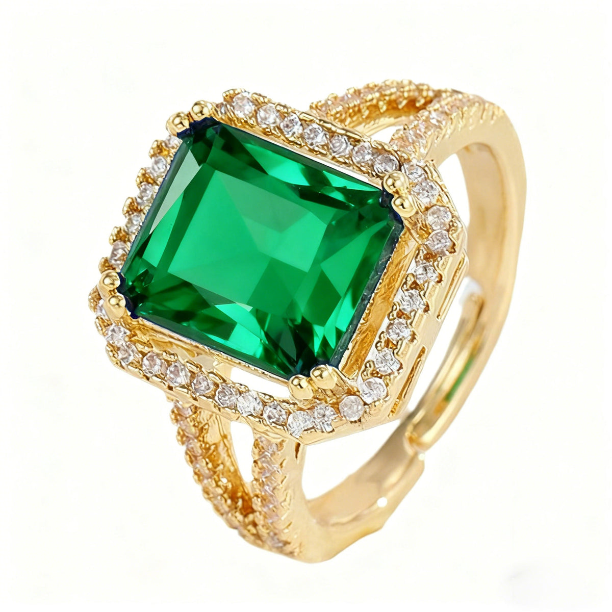 Square Cubic Zirconia Ring R2495